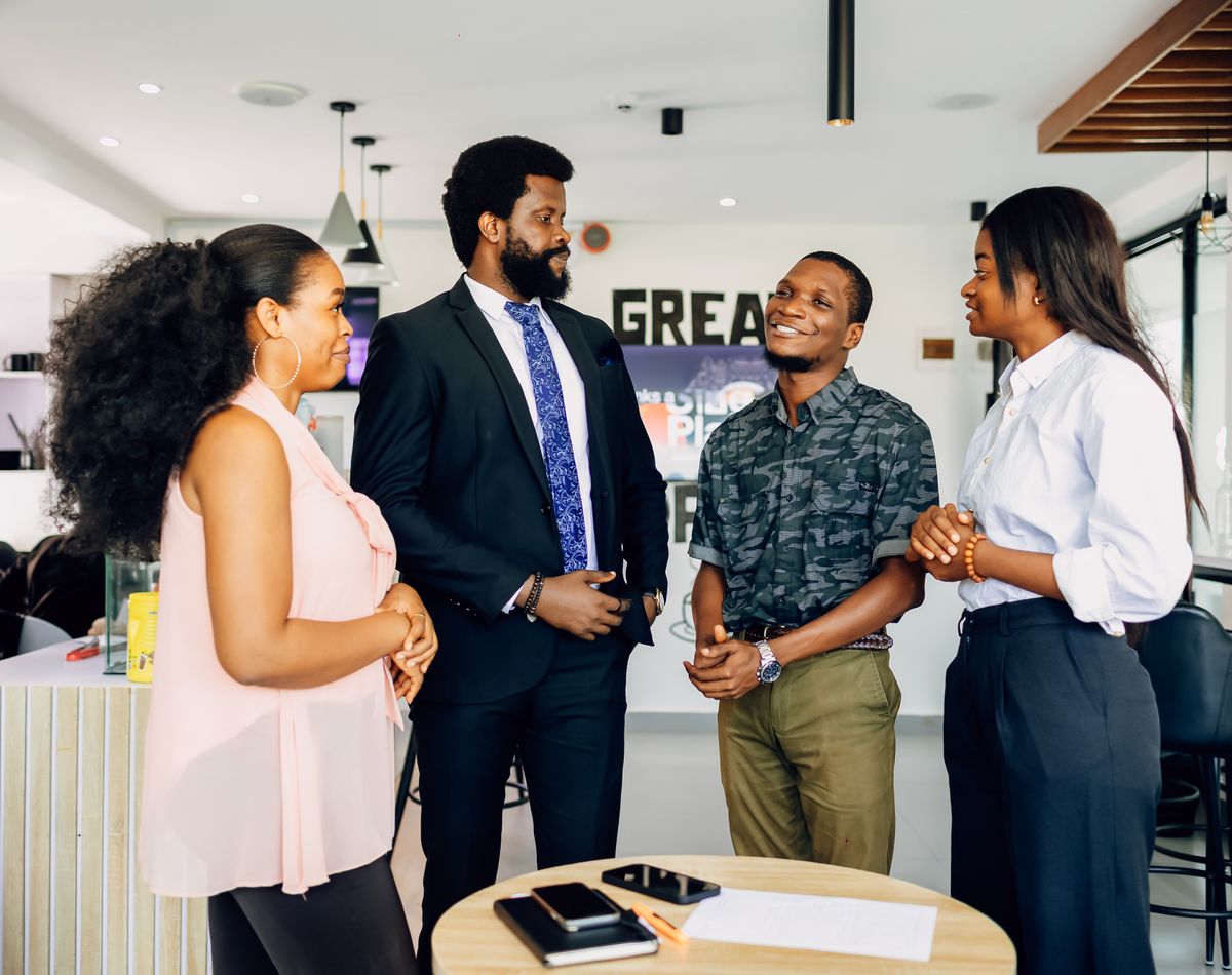 The TonTon Business team collaborating on a digital growth strategy