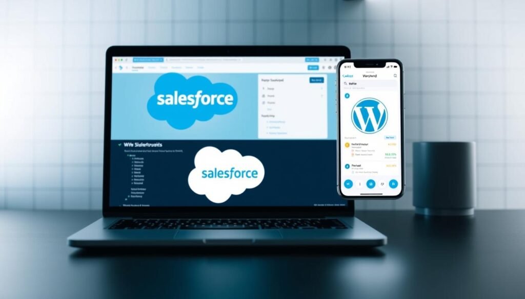 how to display from salesforce to wordpress
