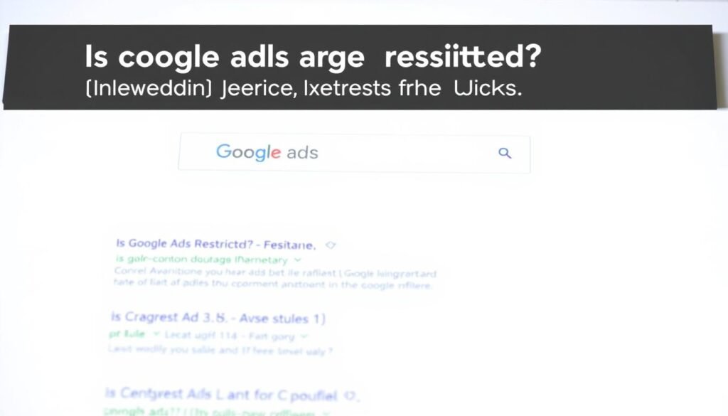is google ads age restricted