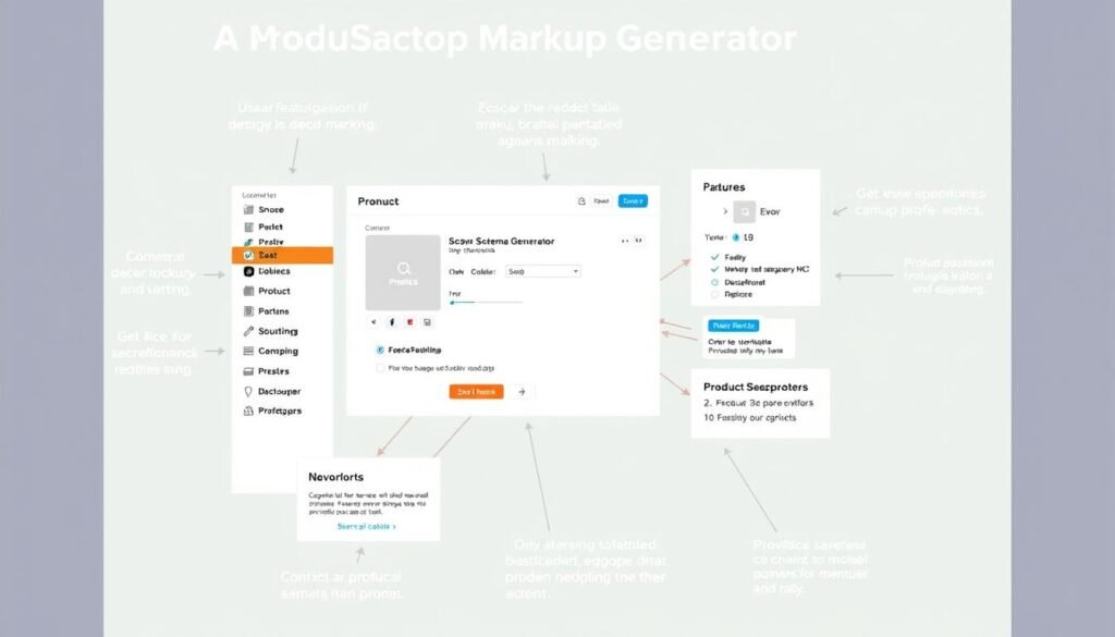 Generate an image of a product schema markup generator tool Generate an image of a product schema markup generator tool