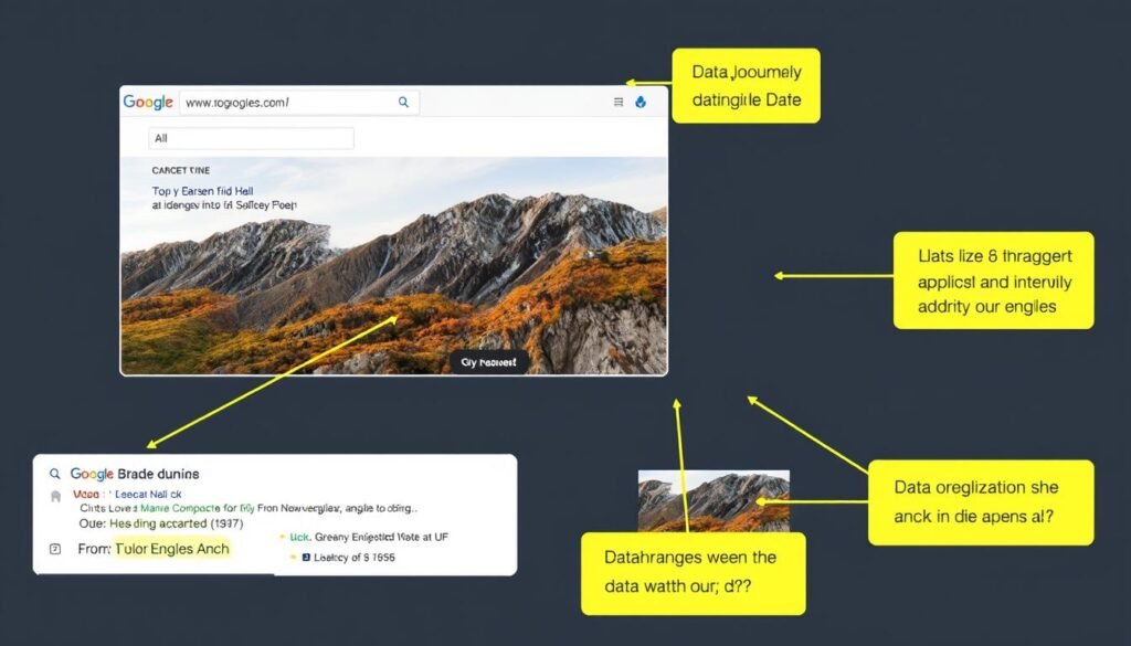 Generate an image representing the concept of structured data enhancing image visibility in search results. Generate an image representing the concept of structured data enhancing image visibility in search results.