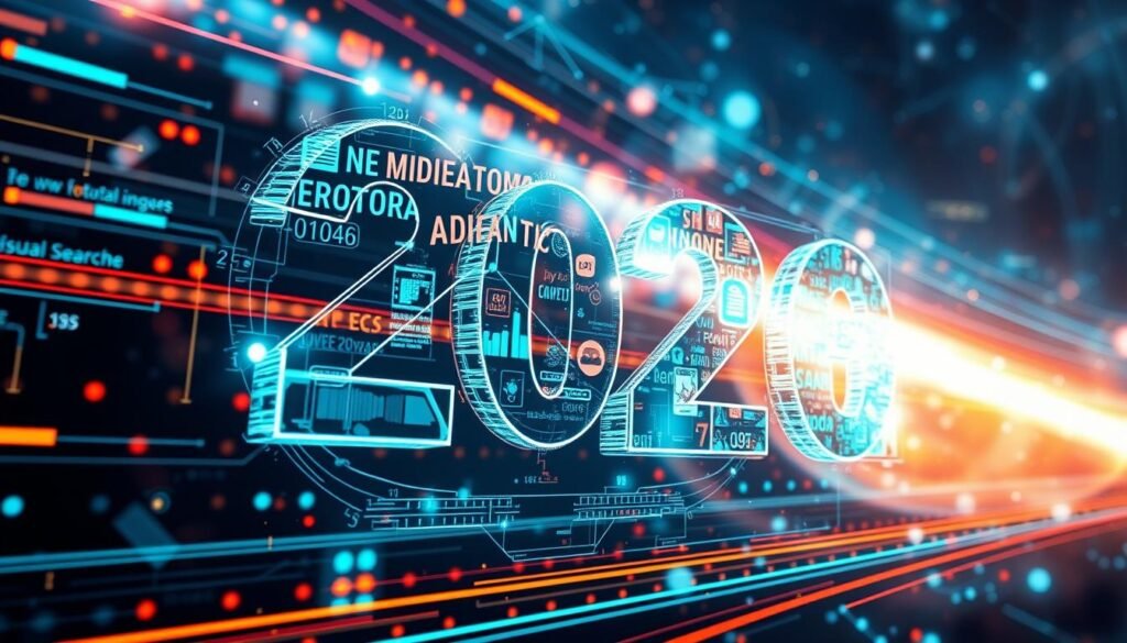 Generate an image representing the future of image and video SEO in 2026, incorporating elements of AI and visual search. Generate an image representing the future of image and video SEO in 2026, incorporating elements of AI and visual search.