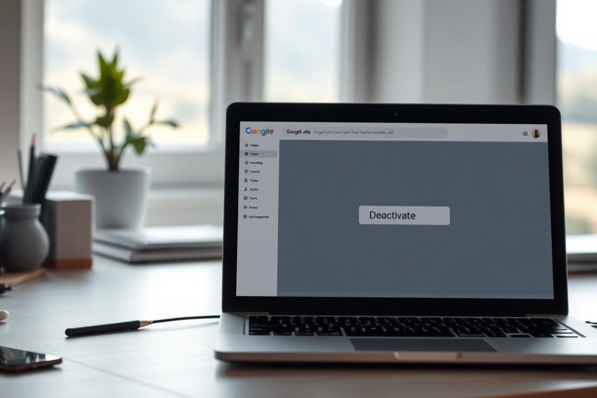how to deactivate google ads