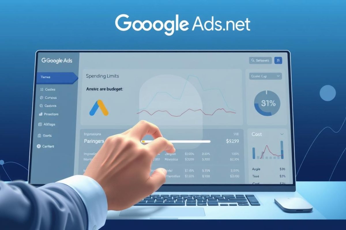 how to set monthly spending limit in google ads